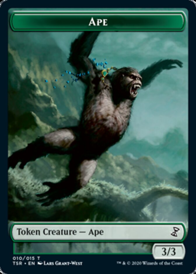 Ape Token [Time Spiral Remastered Tokens] | North Valley Games