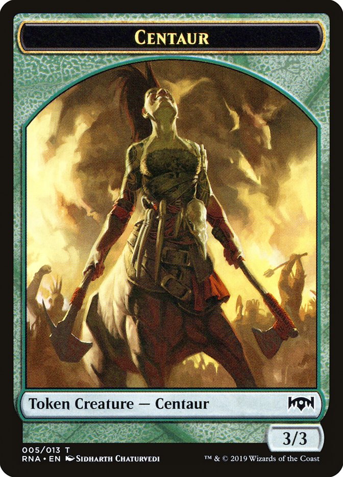 Centaur Token [Ravnica Allegiance Tokens] | North Valley Games