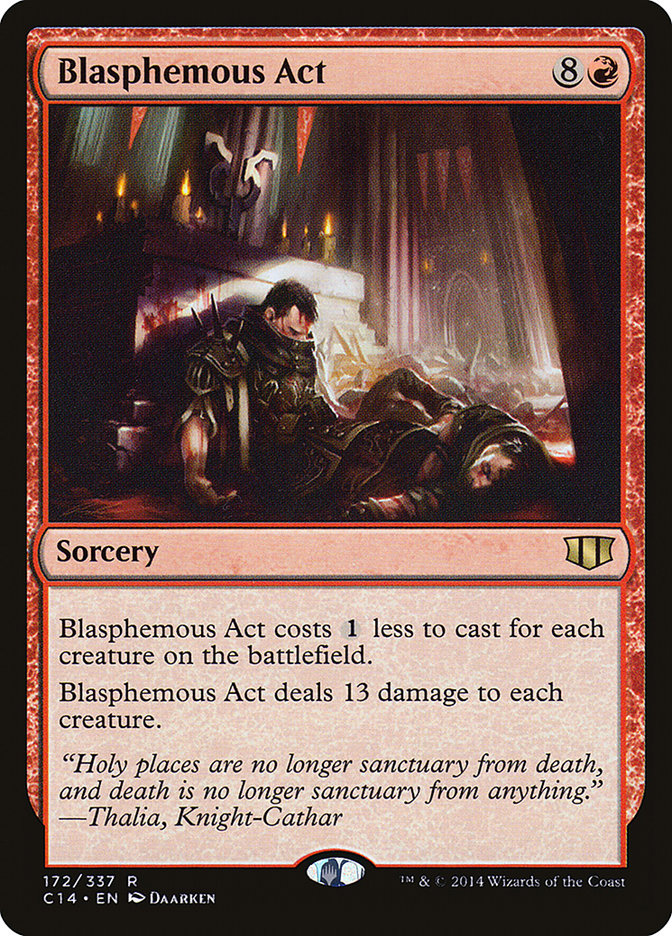 Blasphemous Act [Commander 2014] | North Valley Games
