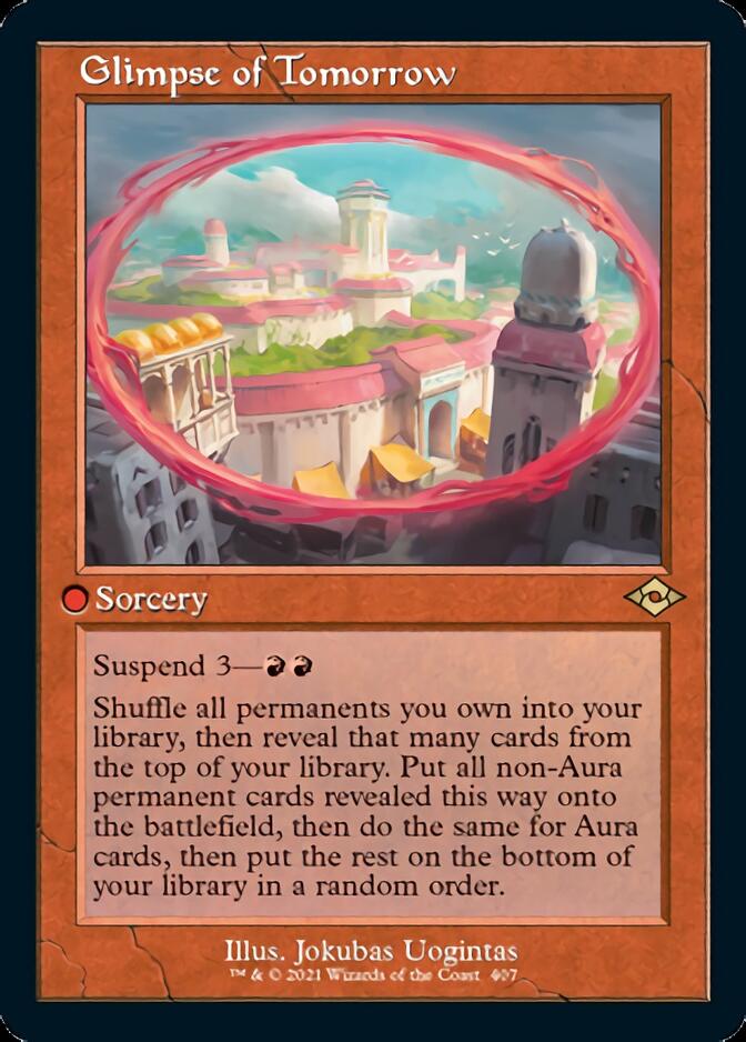 Glimpse of Tomorrow (Retro Foil Etched) [Modern Horizons 2] | North Valley Games