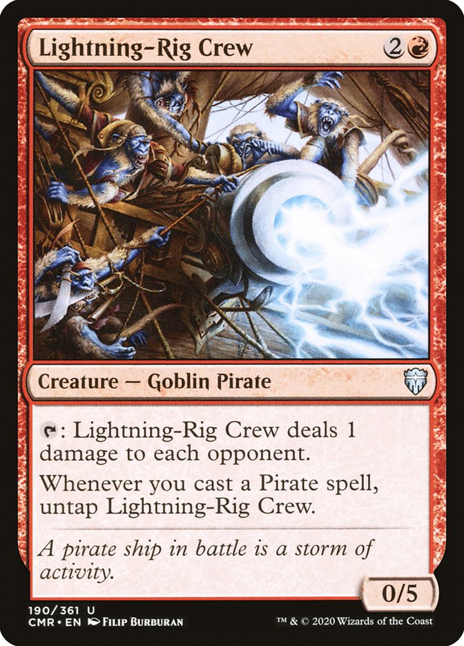 Lightning-Rig Crew [Commander Legends] | North Valley Games