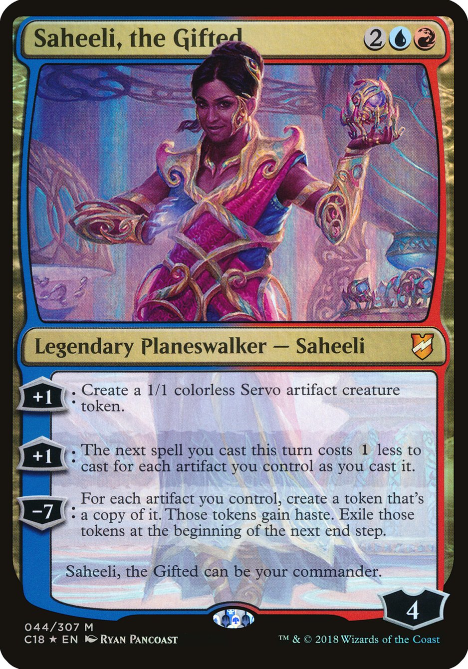 Saheeli, the Gifted (Oversized) [Commander 2018 Oversized] | North Valley Games