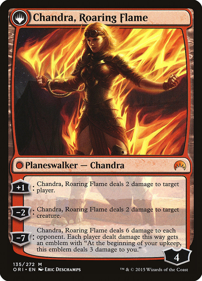 Chandra, Fire of Kaladesh // Chandra, Roaring Flame [Magic Origins] | North Valley Games