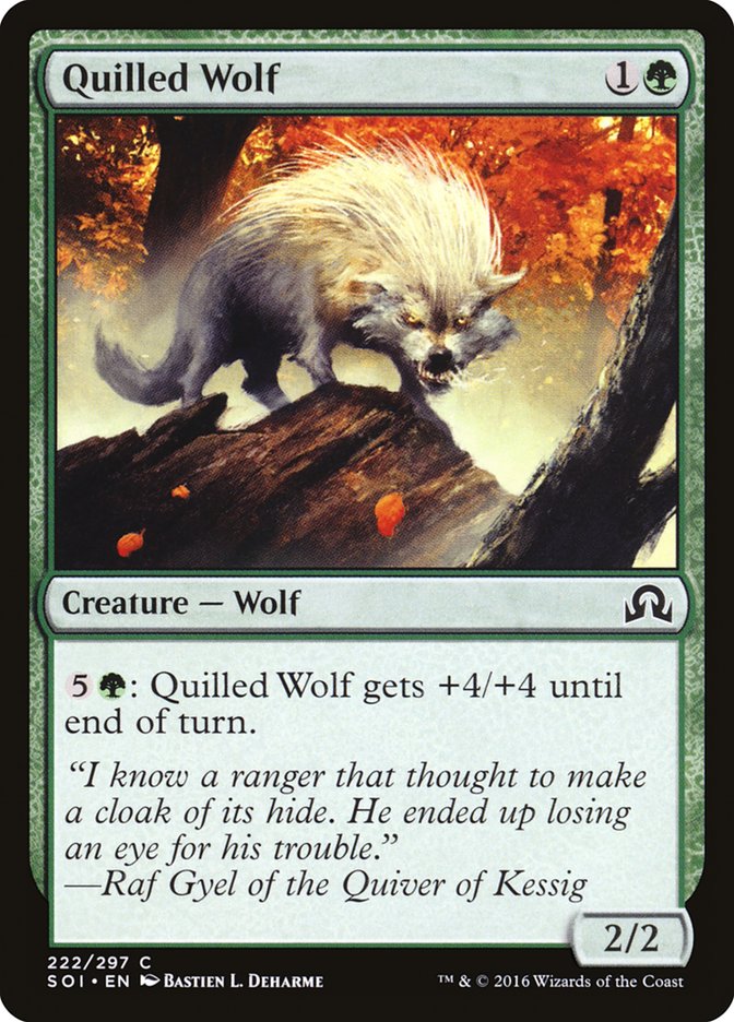 Quilled Wolf [Shadows over Innistrad] | North Valley Games