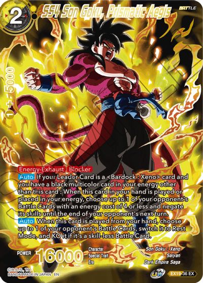 SS4 Son Goku, Prismatic Aegis (EX19-36) [Special Anniversary Set 2021] | North Valley Games