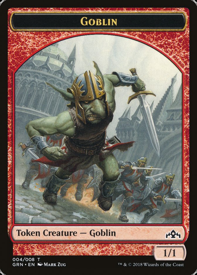 Goblin // Soldier Double-Sided Token [Guilds of Ravnica Guild Kit Tokens] | North Valley Games
