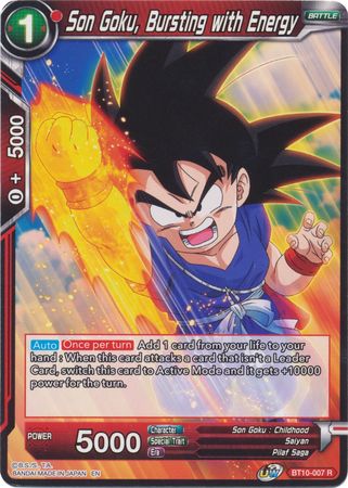 Son Goku, Bursting with Energy (BT10-007) [Rise of the Unison Warrior 2nd Edition] | North Valley Games