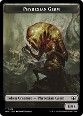 Phyrexian Germ // Myr Double-Sided Token [March of the Machine Commander Tokens] | North Valley Games