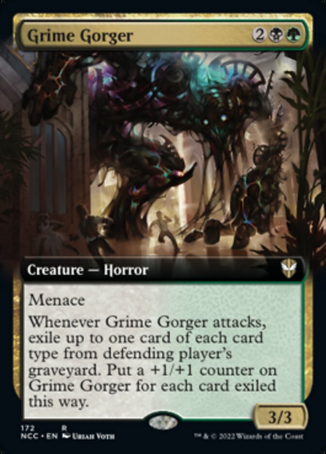 Grime Gorger (Extended Art) [Streets of New Capenna Commander] | North Valley Games