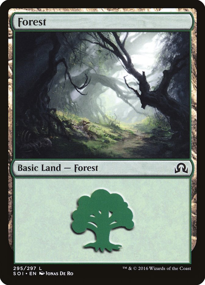 Forest (295) [Shadows over Innistrad] | North Valley Games