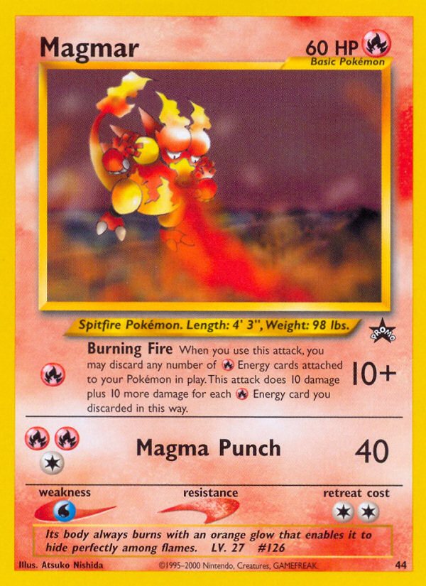 Magmar (44) [Wizards of the Coast: Black Star Promos] | North Valley Games