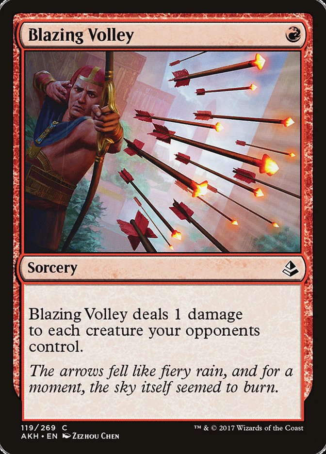 Blazing Volley [Amonkhet] | North Valley Games