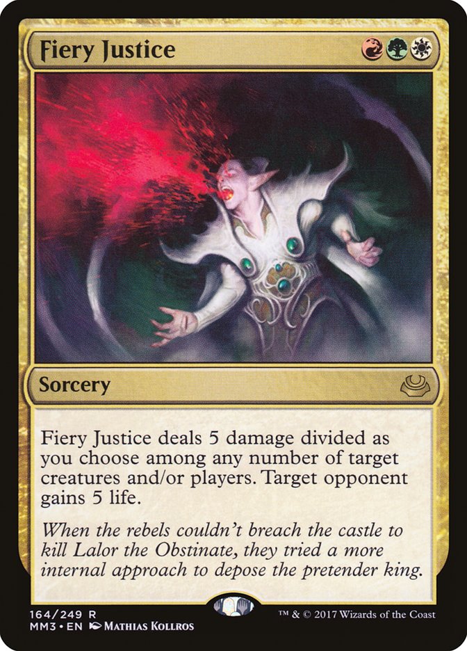 Fiery Justice [Modern Masters 2017] | North Valley Games