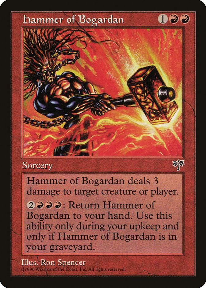 Hammer of Bogardan [Mirage] | North Valley Games