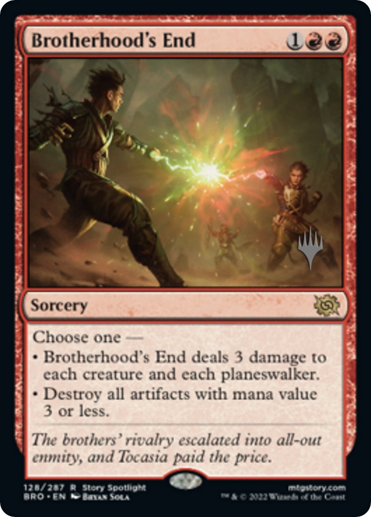 Brotherhood's End (Promo Pack) [The Brothers' War Promos] | North Valley Games