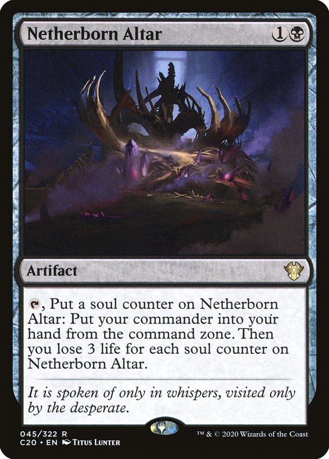 Netherborn Altar [Commander 2020] | North Valley Games