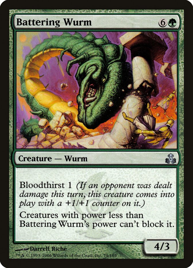 Battering Wurm [Guildpact] | North Valley Games