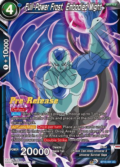 Full-Power Frost, Embodied Might (BT15-051) [Saiyan Showdown Prerelease Promos] | North Valley Games