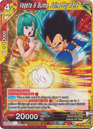 Vegeta & Bulma, Joined by Fate (BT10-146) [Rise of the Unison Warrior] | North Valley Games