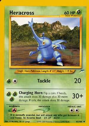 Heracross (41/105) [Neo Destiny Unlimited] | North Valley Games