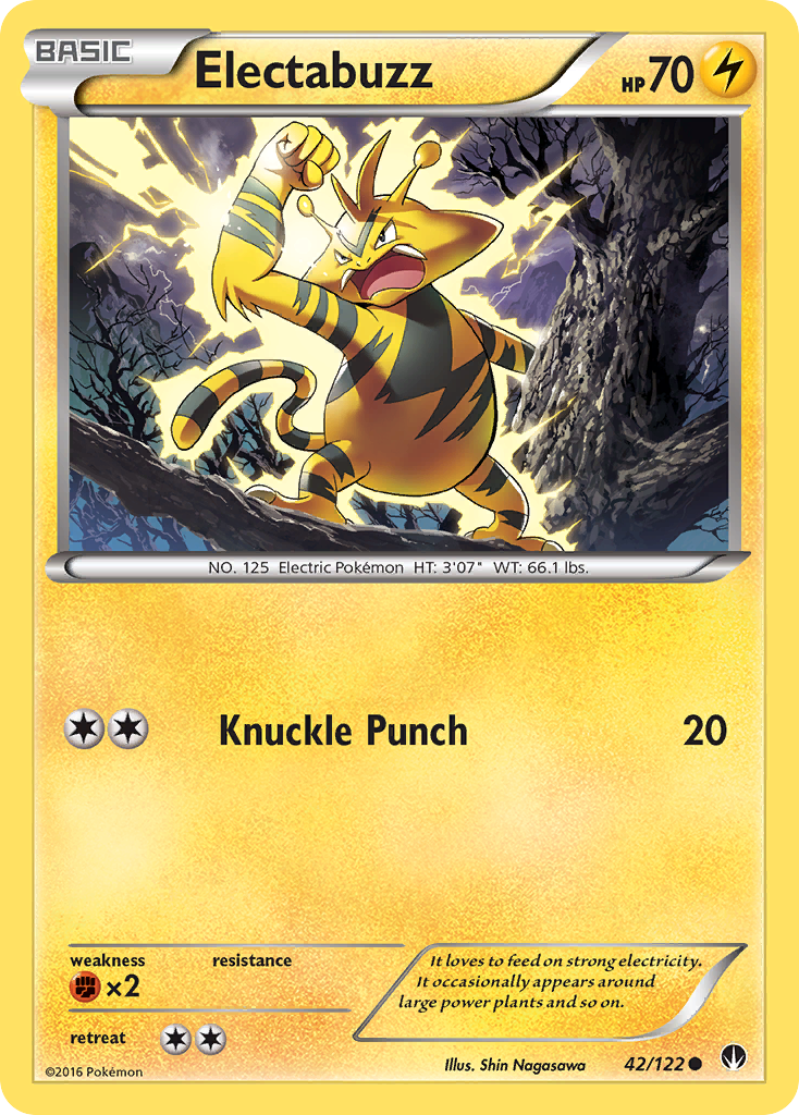 Electabuzz (42/122) [XY: BREAKpoint] | North Valley Games