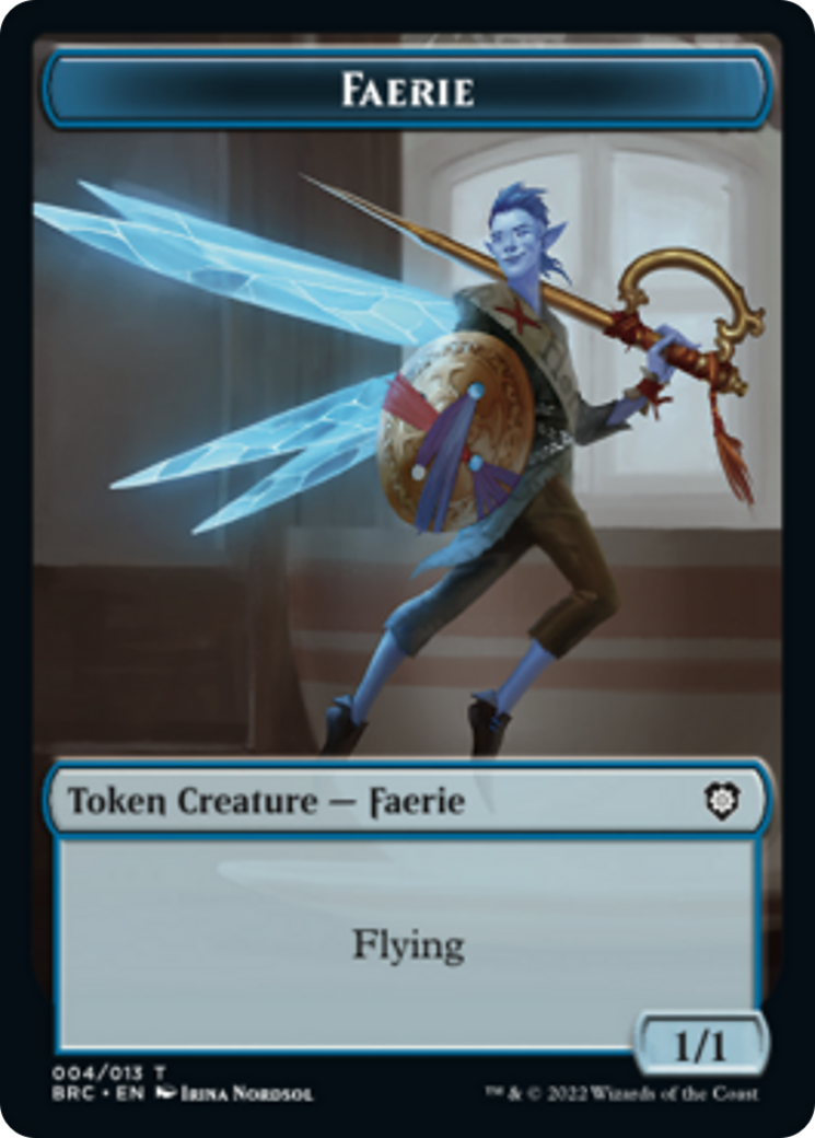 Faerie // Powerstone Double-Sided Token [The Brothers' War Commander Tokens] | North Valley Games