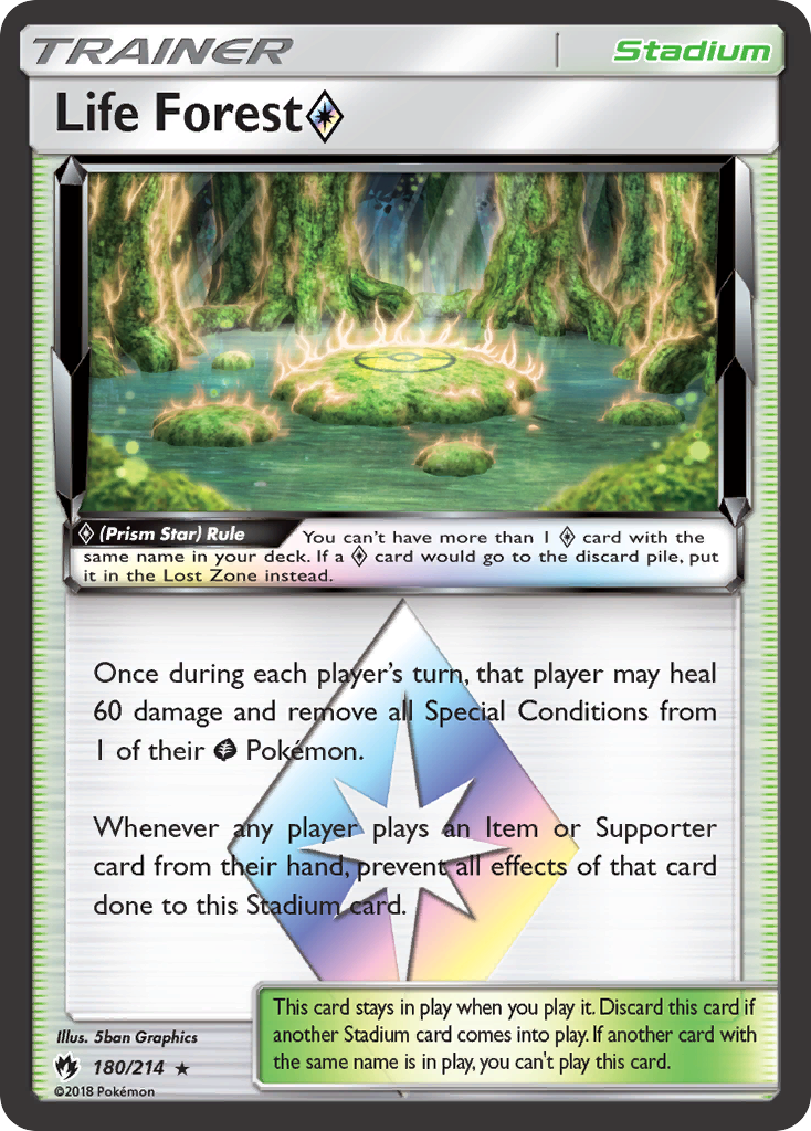 Life Forest (180/214) (Prism Star) [Sun & Moon: Lost Thunder] | North Valley Games