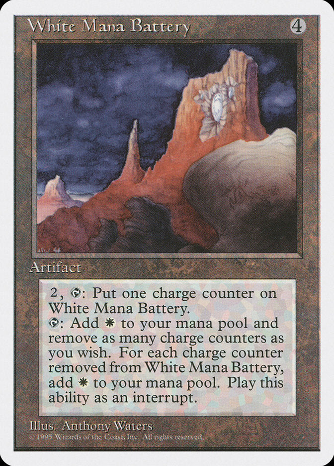 White Mana Battery [Fourth Edition] | North Valley Games