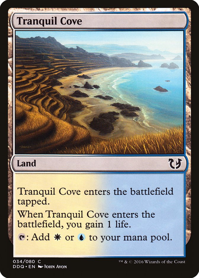 Tranquil Cove [Duel Decks: Blessed vs. Cursed] | North Valley Games
