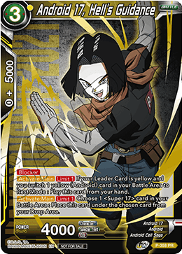 Android 17, Hell's Guidance (Gold Stamped) (P-358) [Tournament Promotion Cards] | North Valley Games