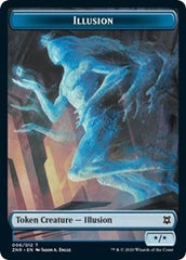 Illusion // Plant Double-Sided Token [Zendikar Rising Tokens] | North Valley Games