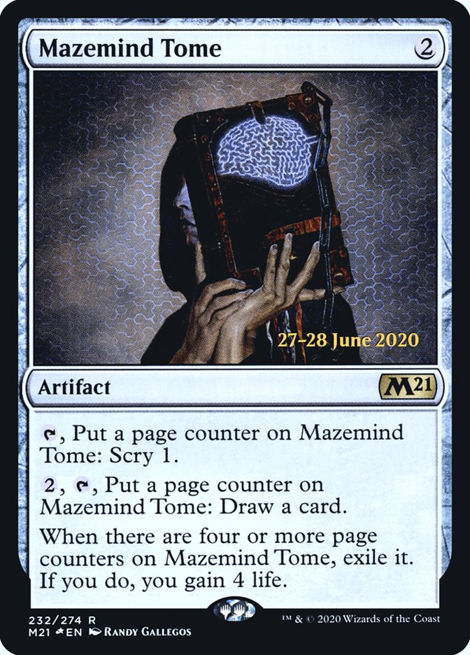 Mazemind Tome [Core Set 2021 Prerelease Promos] | North Valley Games