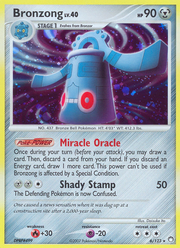 Bronzong (6/123) [Diamond & Pearl: Mysterious Treasures] | North Valley Games