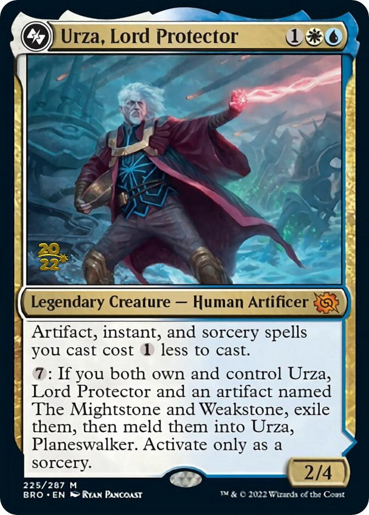 Urza, Lord Protector [The Brothers' War Prerelease Promos] | North Valley Games