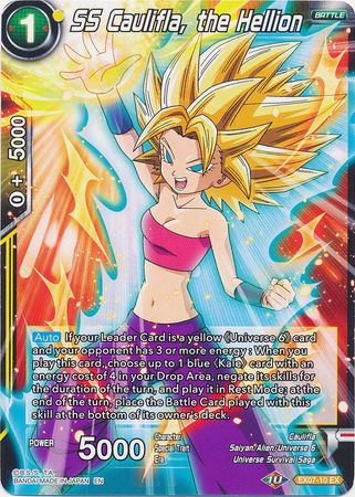 SS Caulifla, the Hellion (EX07-10) [Magnificent Collection Fusion Hero] | North Valley Games