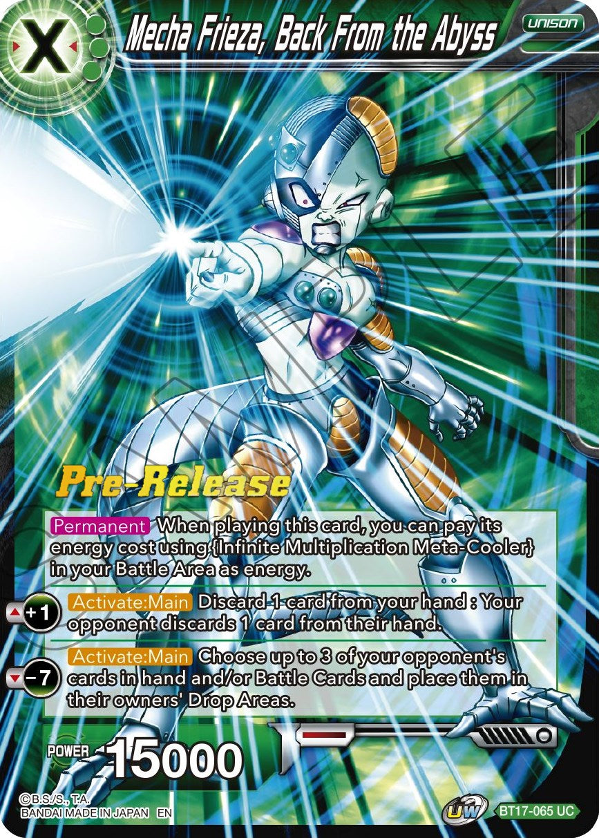 Mecha Frieza, Back From the Abyss (BT17-065) [Ultimate Squad Prerelease Promos] | North Valley Games