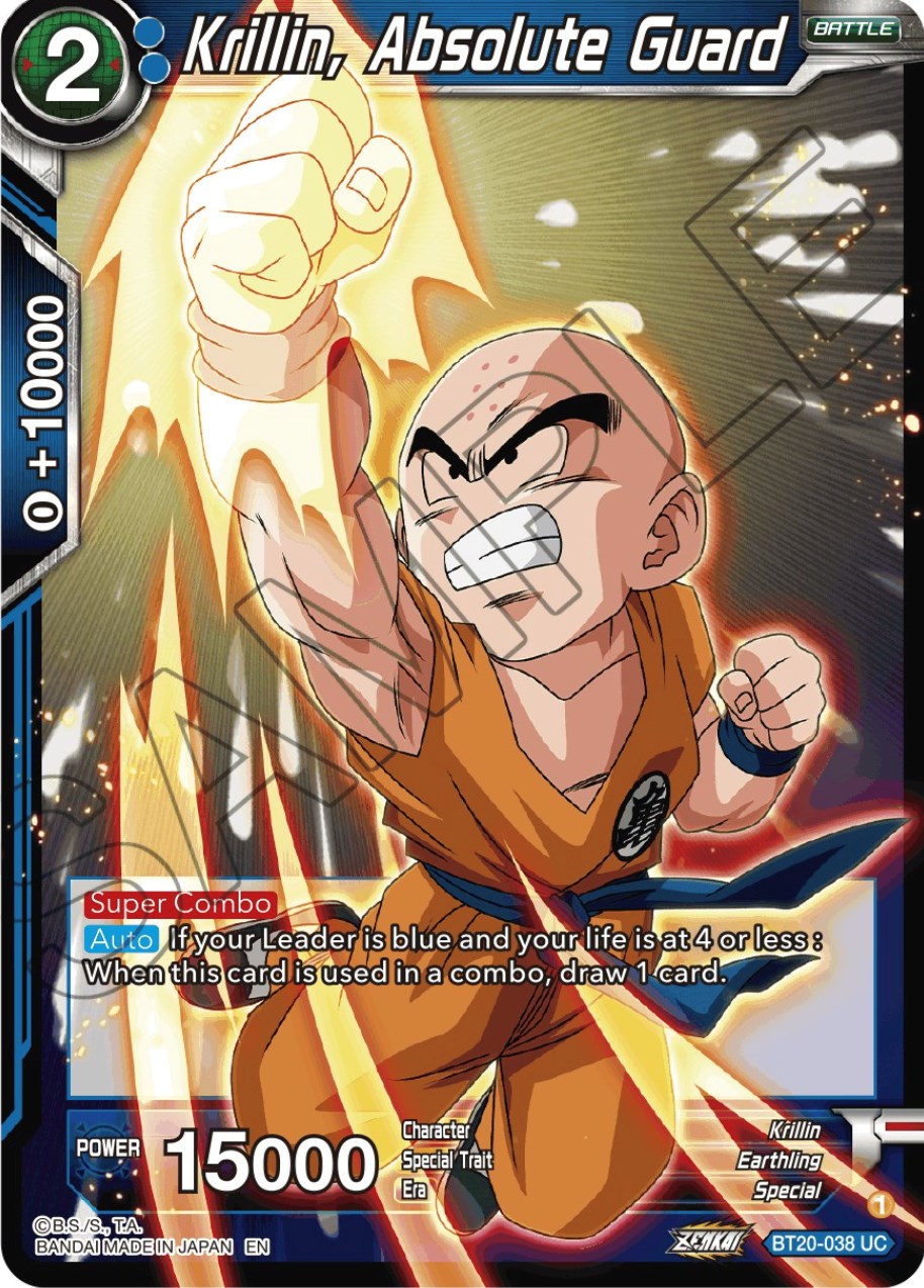 Krillin, Absolute Guard (BT20-038) [Power Absorbed] | North Valley Games