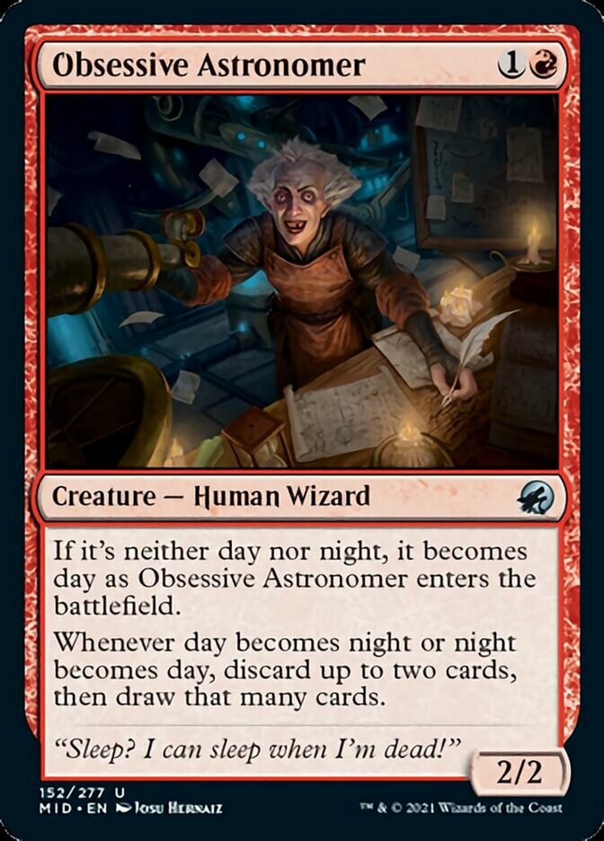 Obsessive Astronomer [Innistrad: Midnight Hunt] | North Valley Games