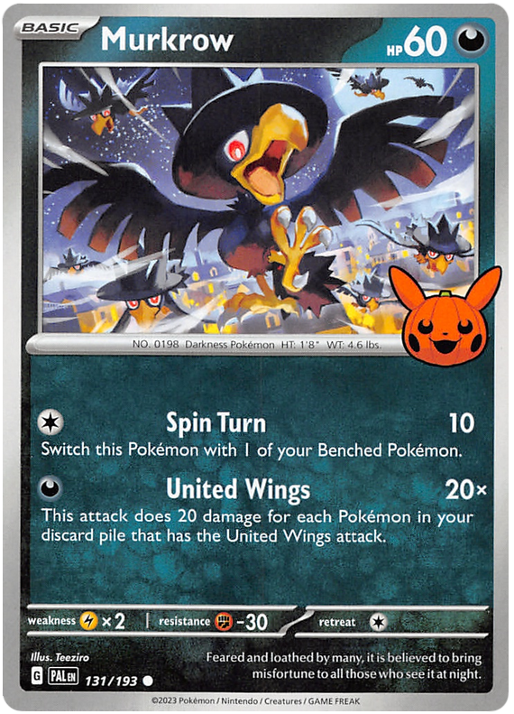Murkrow (131/193) [Trick or Trade 2023] | North Valley Games