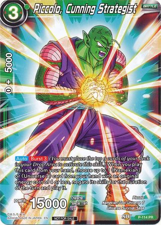 Piccolo, Cunning Strategist (Power Booster) (P-114) [Promotion Cards] | North Valley Games