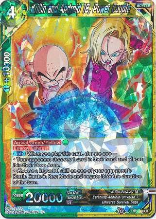 Krillin and Android 18, Power Couple (DB1-093) [Dragon Brawl] | North Valley Games