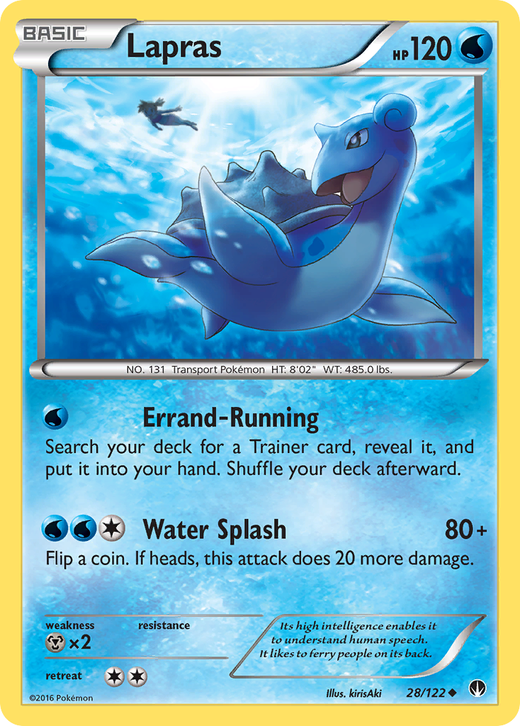 Lapras (28/122) [XY: BREAKpoint] | North Valley Games