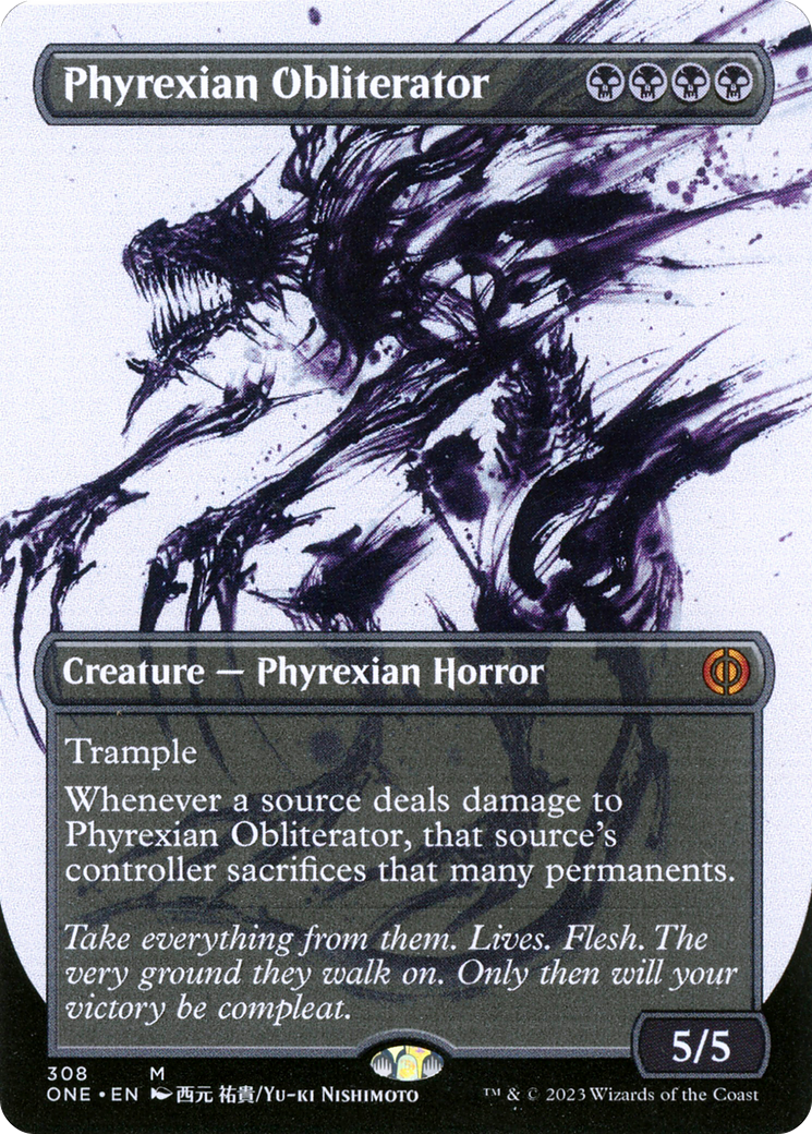 Phyrexian Obliterator (Borderless Ichor) [Phyrexia: All Will Be One] | North Valley Games