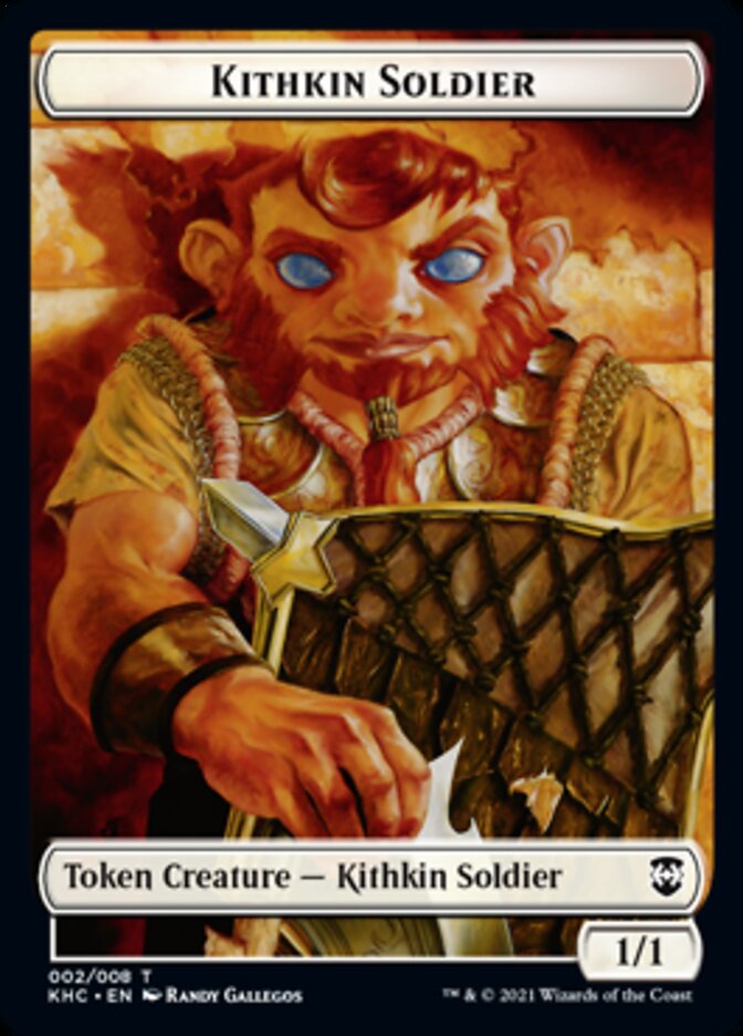 Kithkin Soldier Token [Kaldheim Commander Tokens] | North Valley Games
