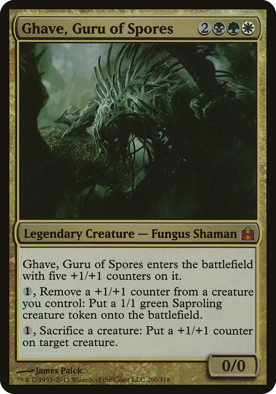 Ghave, Guru of Spores (Oversized) [Commander 2011 Oversized] | North Valley Games