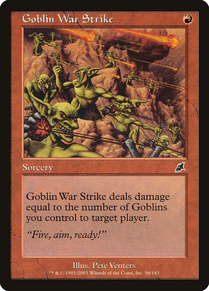 Goblin War Strike [Scourge] | North Valley Games