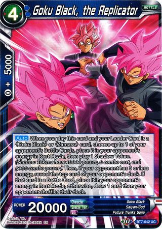 Goku Black, the Replicator (BT7-042) [Assault of the Saiyans] | North Valley Games