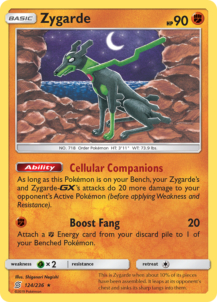 Zygarde (124/236) [Sun & Moon: Unified Minds] | North Valley Games