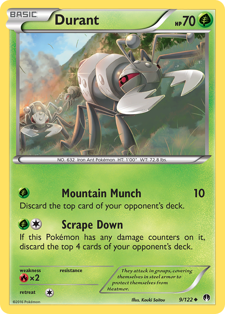 Durant (9/122) [XY: BREAKpoint] | North Valley Games