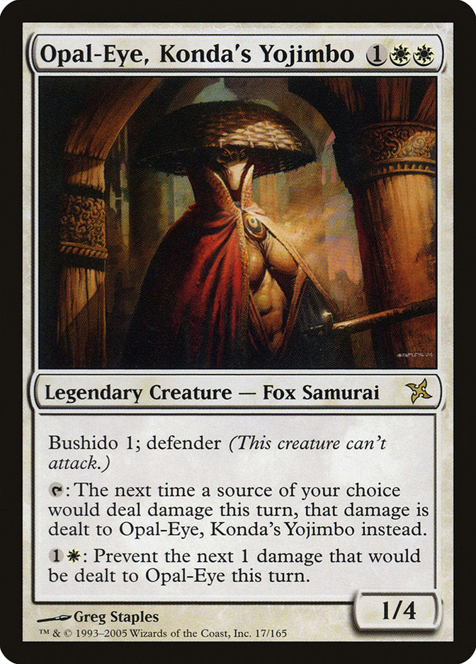 Opal-Eye, Konda's Yojimbo [Betrayers of Kamigawa] | North Valley Games